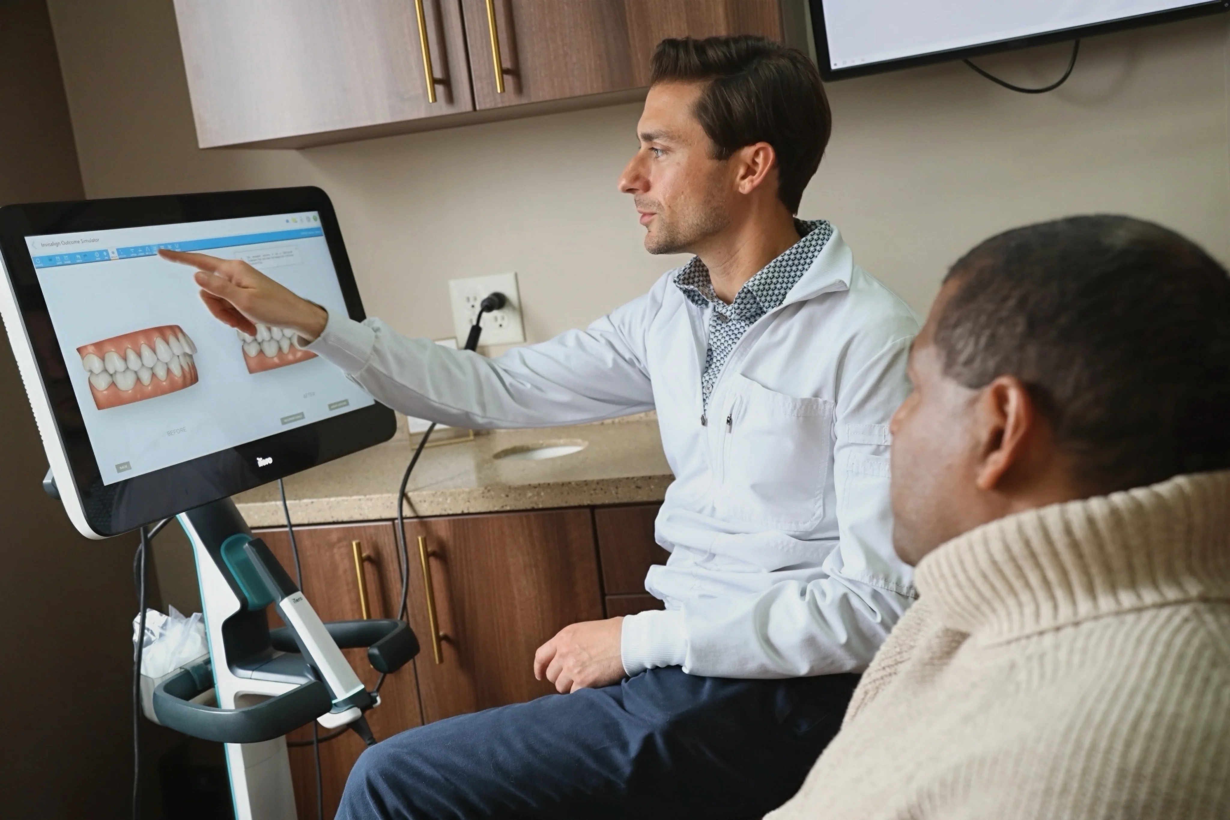 Dr. Bottorff with patient